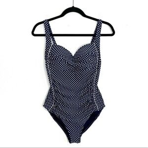 One Piece NipTuck Swimsuit Blue